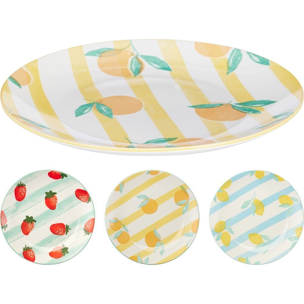 Plato porcelana frutas 19 cm Koopman surtido Imagen principal del producto