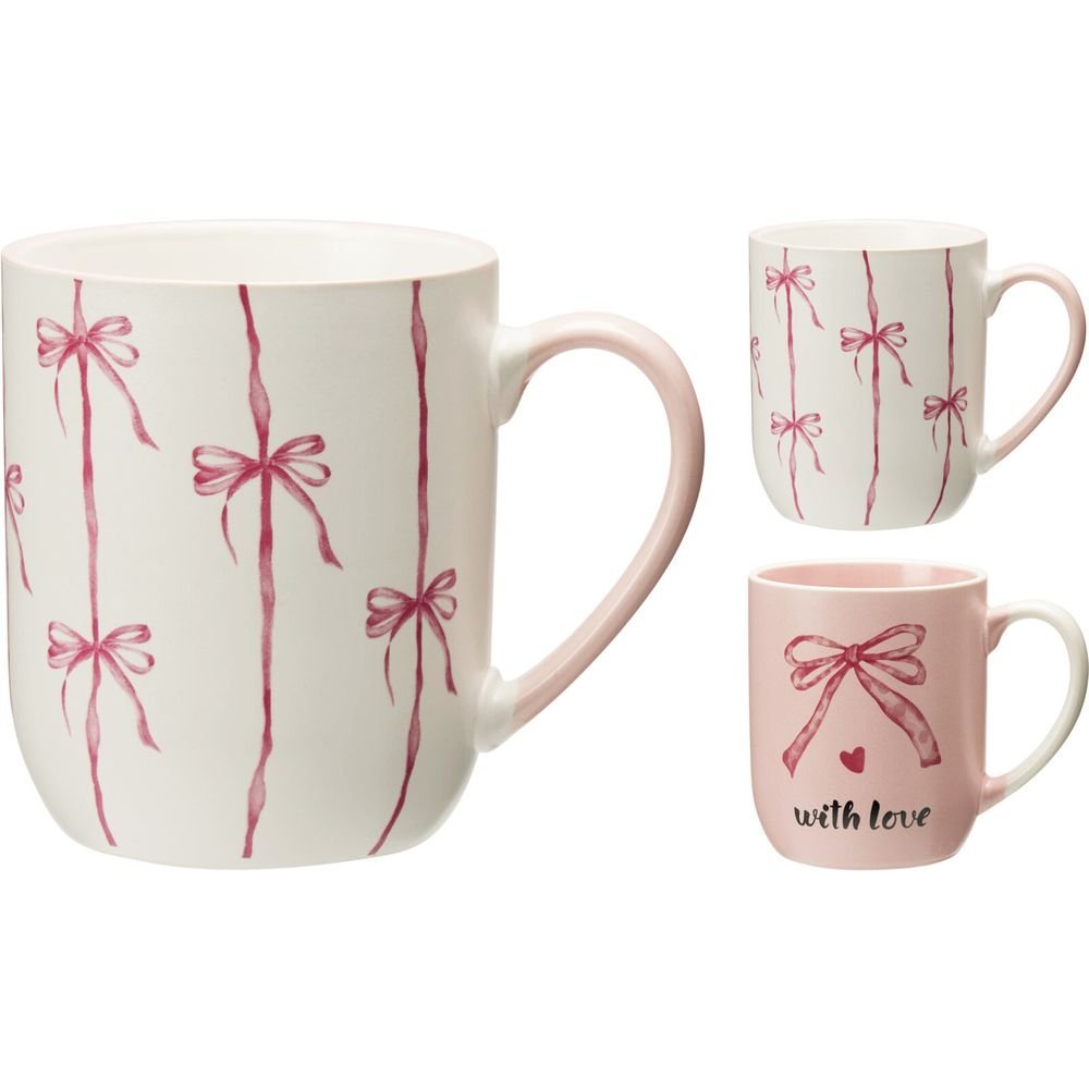 Taza Porcelana Lazo Coquett Surtidas