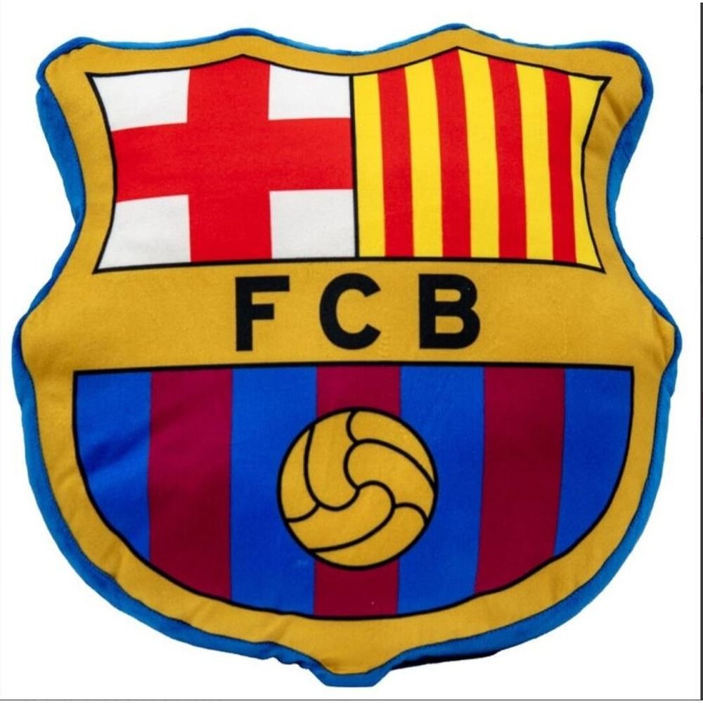 Cojin 3D Escudo FC Barcelona 35x35cm New Import SL