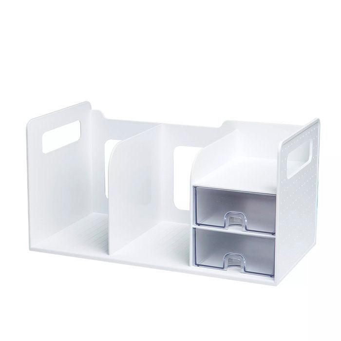 Organizador Libros con Cajones Sysmax Book Rack Blanco LITEM Imagen principal del producto