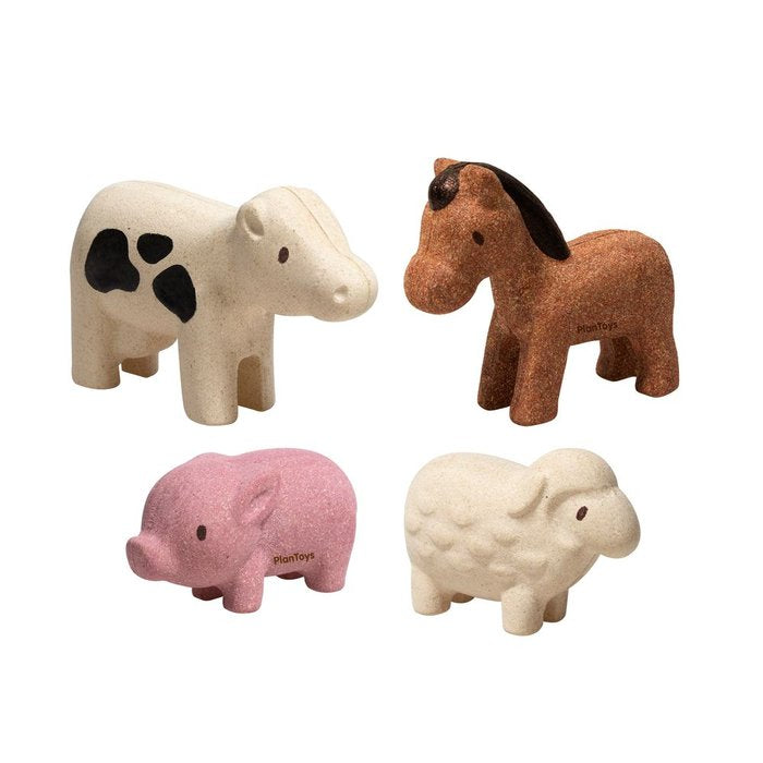Set de animales de la granja Plantoys marca 4 piezas