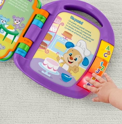 Libro Interactivo Rie y Aprende Fisher Price Marca Mattel Imagen principal del producto