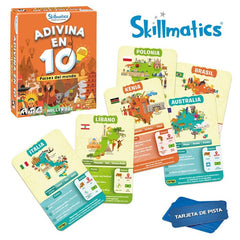 JUEGO DE MESA ADIVINA EN 10 PAISES DEL MUNDO | LUDILO | 1 UNIDAD | 8904279501645