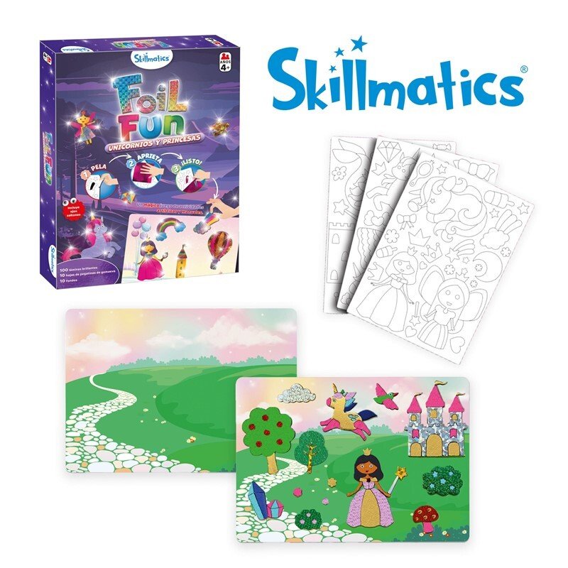 Juego Foil Fun Unicornios y Princesas LUDILO Imagen principal del producto