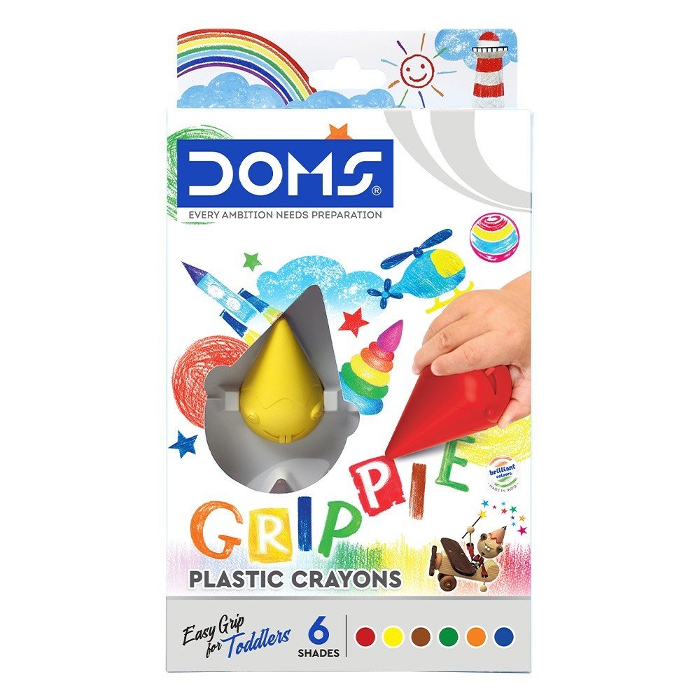 Cera Plástica Doms Grippie 6 Colores