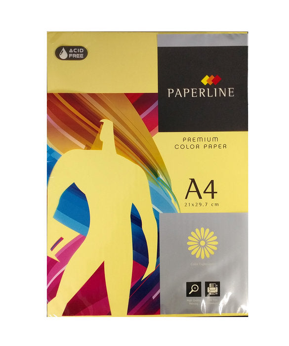 Papel A4 500H 80 g Amarillo Paperline FABRISA Imagen principal del producto