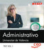 Administrativo. Universitat de València. Test Vol. I