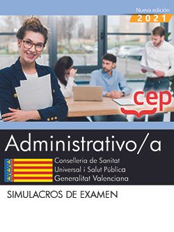 Administrativo/a. Conselleria de Sanitat Universal i Salut Pública. Generalitat Valenciana. Simulacros de examen Imagen principal del producto