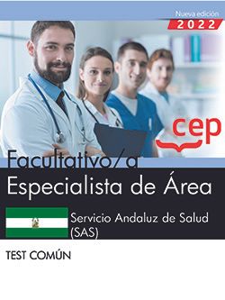 Facultativo/a Especialista de Área. Servicio Andaluz de Salud (SAS). Test común. Aa. Vv. (EDITORIAL CEP, S.L.) 9788419432360 Imagen principal del producto