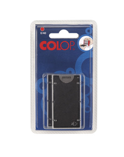 BLISTER 2 RECAMBIOS ALMOHADILLA MODELO E/55 ROJO | 1 UNIDADES | (COLOP ESPAÑA S,L,) Imagen principal del producto