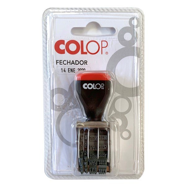 Blister Fechador Manual 4 mm Español Modelo 04000 COLOP España Imagen principal del producto