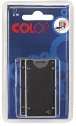 Almohadillas E60 Azul Colop para sellos en pack 2