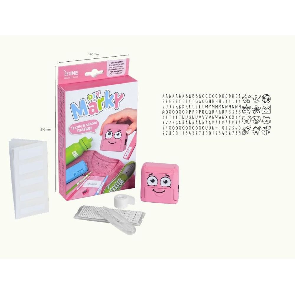 Sello Ropa Diy Marky Rosa MINE
