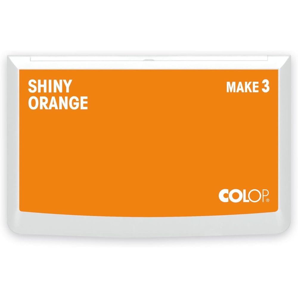 Tampon Make 3 Naranja Brillante COLOP España 17,2x17,2 cm