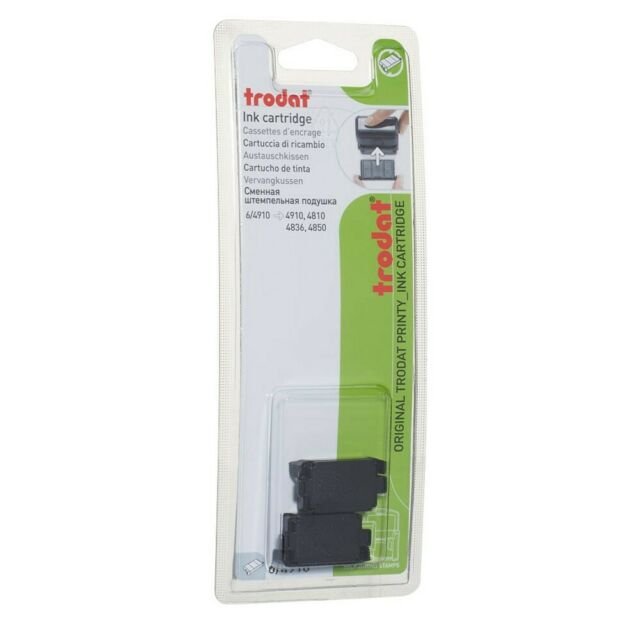 Recambio Almohadilla Tinta Azul Sello 4910/4810 Blister 2 U TRODAT Imagen principal del producto