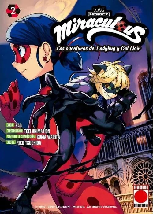 Miraculous. las aventuras de lady bug y cat noir n.2 Imagen principal del producto