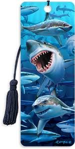 MARCAPAGINAS 3D SHARK CLUB | 6 UNIDADES | (ARTGAME)