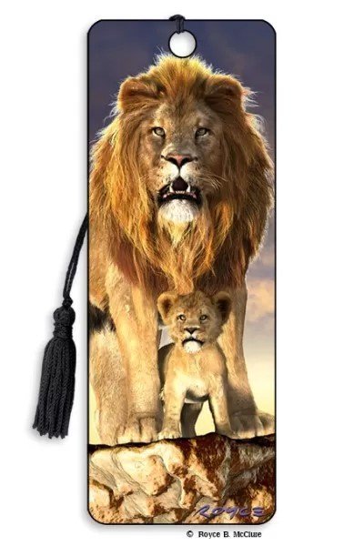 MARCAPAGINAS 3D LION | 6 UNIDADES | (ARTGAME)