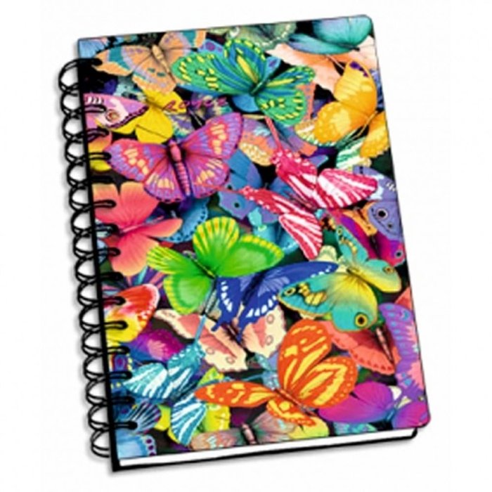 Libreta espiral Butterfly Magic 3D ARTGAME A6
