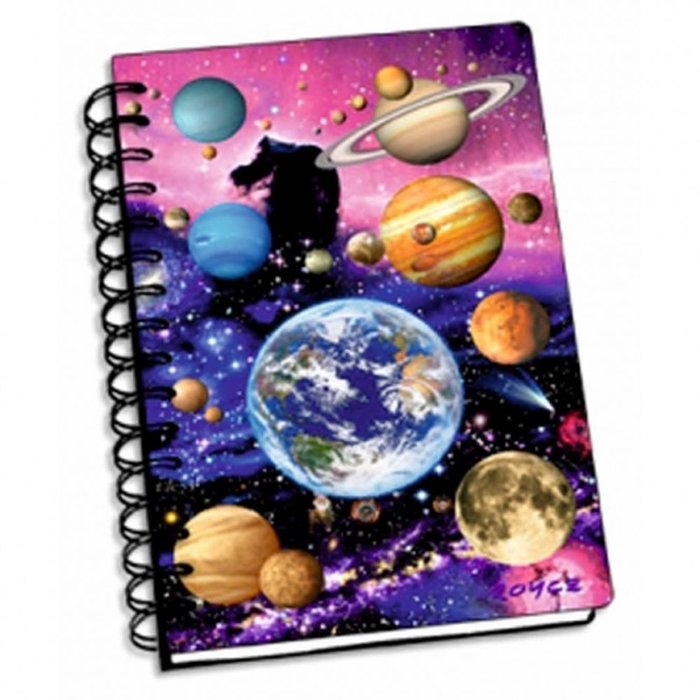 Libreta espiral A6 Planets 3D ARTGAME