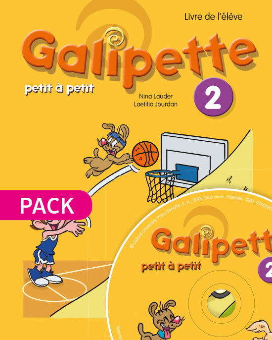 Galipette petit à petit 2. Pack Livre de l'élève + CD | Varios autores | 9780190519308 (OXFORD)