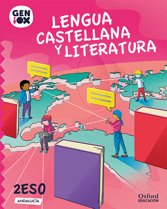 Lengua Castellana y Literatura 2.o ESO. GENiOX Libro del alumno (Andalucía) | Varios autores | 9780190539481 (OXFORD) Imagen principal del producto