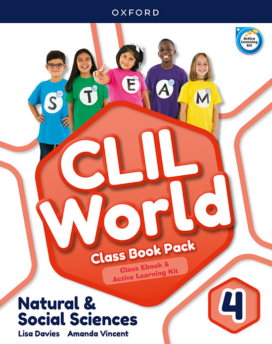 CLIL World Natural & Social Sciences 4. Class book | Varios autores | 9780190545000 (OXFORD) Imagen principal del producto