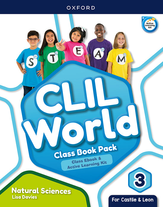 CLIL World Natural Sciences 3. Class Book (Castile & Leon) | Varios autores | 9780190548100 (OXFORD) Imagen principal del producto