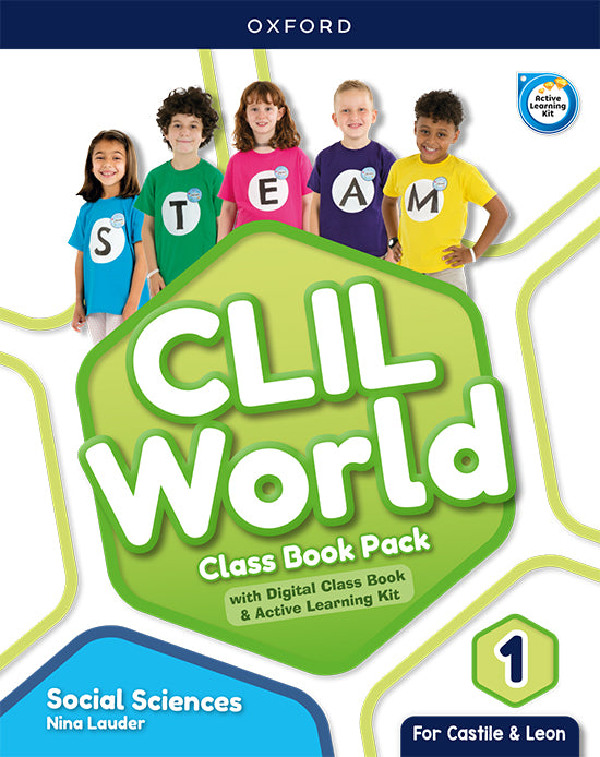 CLIL World Social Sciences 1. Class book (Castile & Leon) | Varios autores | 9780190548148 (OXFORD)