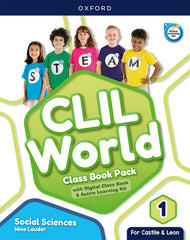 CLIL World Social Sciences 1. Class book (Castile & Leon) | Varios autores | 9780190548148 (OXFORD)