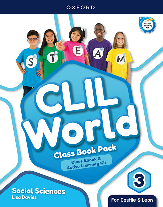 CLIL World Social Sciences 3. Class book (Castile & Leon) | Varios autores | 9780190548162 (OXFORD) Imagen principal del producto