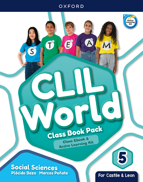 CLIL World Social Sciences 5. Class book (Castile & Leon) | Varios autores | 9780190548186 (OXFORD) Imagen principal del producto