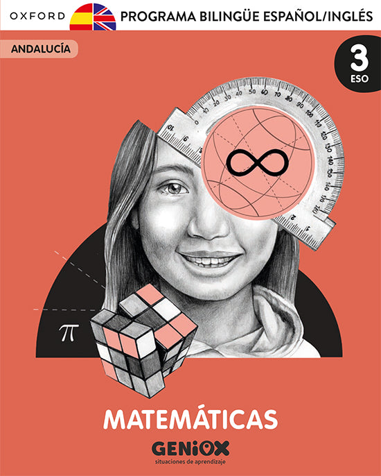 Matemáticas 3ºESO. Pack Programa Bilingüe. GENiOX Situaciones de aprendizaje (Andalucía) | Varios autores | 9780190557027 (OXFORD) Imagen principal del producto