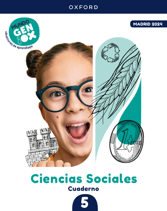 Mundo Geniox Ciencias Sociales 5. Cuaderno de Actividades | Varios autores | 9780190557133 (OXFORD) Imagen principal del producto