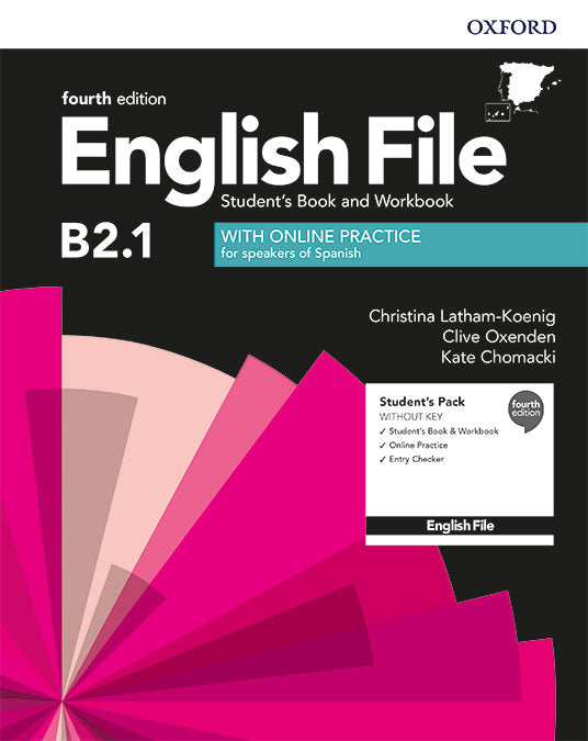 English File 4th Edition B2.1. Student's Book and Workbook without Key Pack | Varios autores | 9780194038744 (OXFORD) Imagen principal del producto