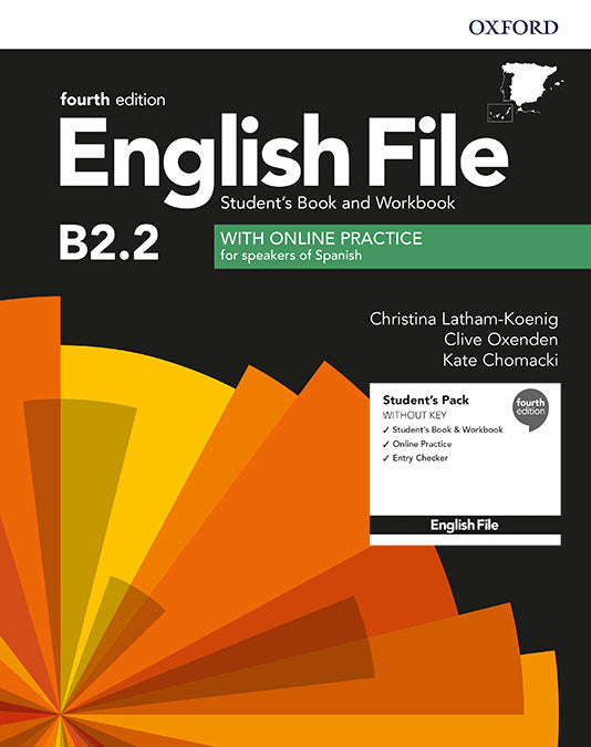 English File 4th Edition B2.2. Student's Book and Workbook without Key Pack | Varios autores | 9780194039437 (OXFORD)