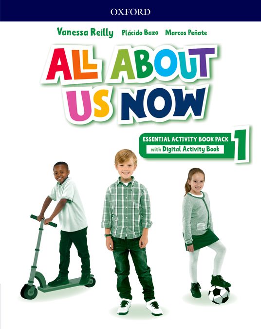 All About Us Now 1 . Activity Book Essential | Varios autores | 9780194079686 (OXFORD) Imagen principal del producto