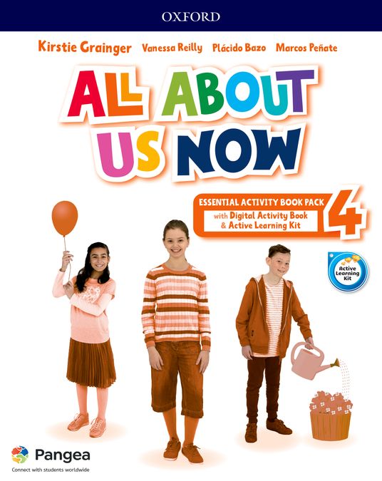 All About Us Now 4 . Activity Book Essential | Varios autores | 9780194079792 (OXFORD) Imagen principal del producto