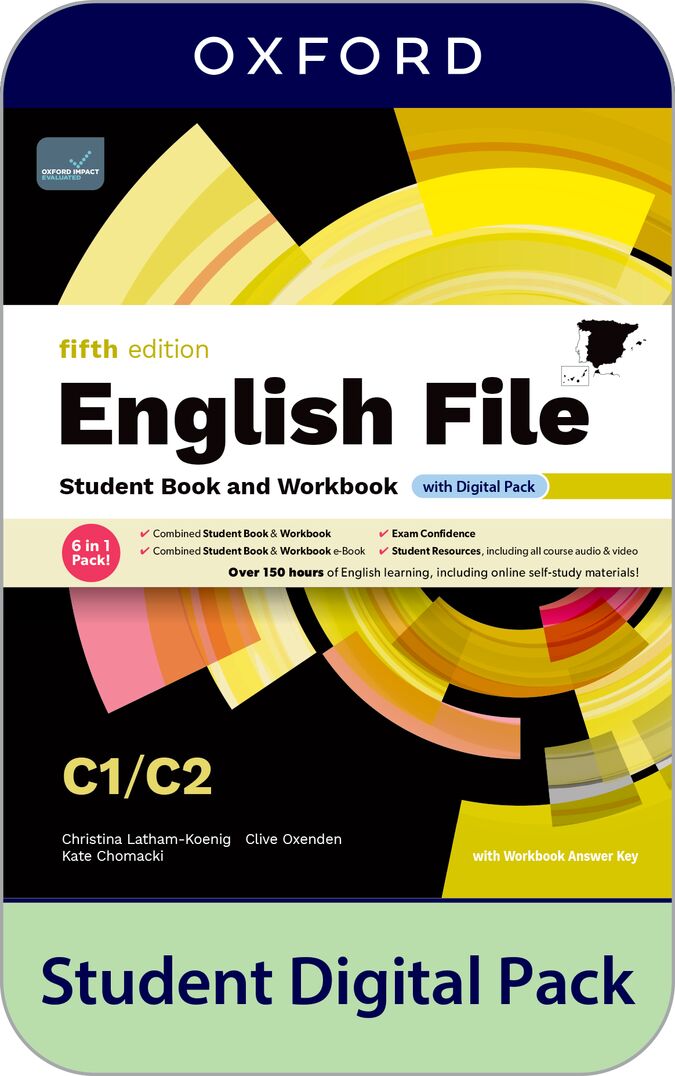 English File 5th Edition C1-C2. Student's Book and Workbook and digital with Key Pack. Christina Latham-Koenig (Oxford University Press España, S.A.) 9780194146425