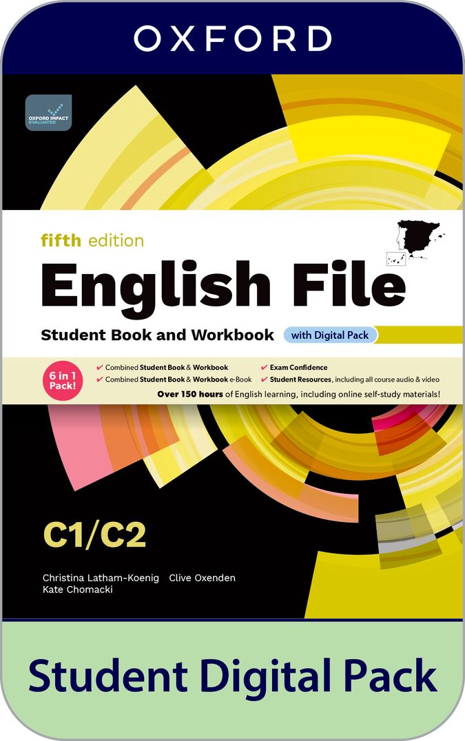 English File 5th Edition C1-C2. Student's Book and Workbook and digital without Key Pack. Christina Latham-Koenig (Oxford University Press España, S.A.) 9780194146937