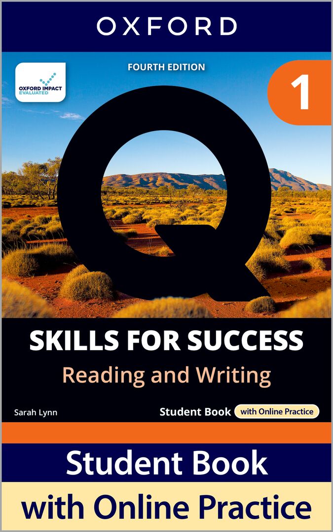 Q Skills for Success (4th Edition). Reading & Writing 1. Student's Book Pack. Sarah Lynn (Oxford University Press España, S.A.) 9780194155687