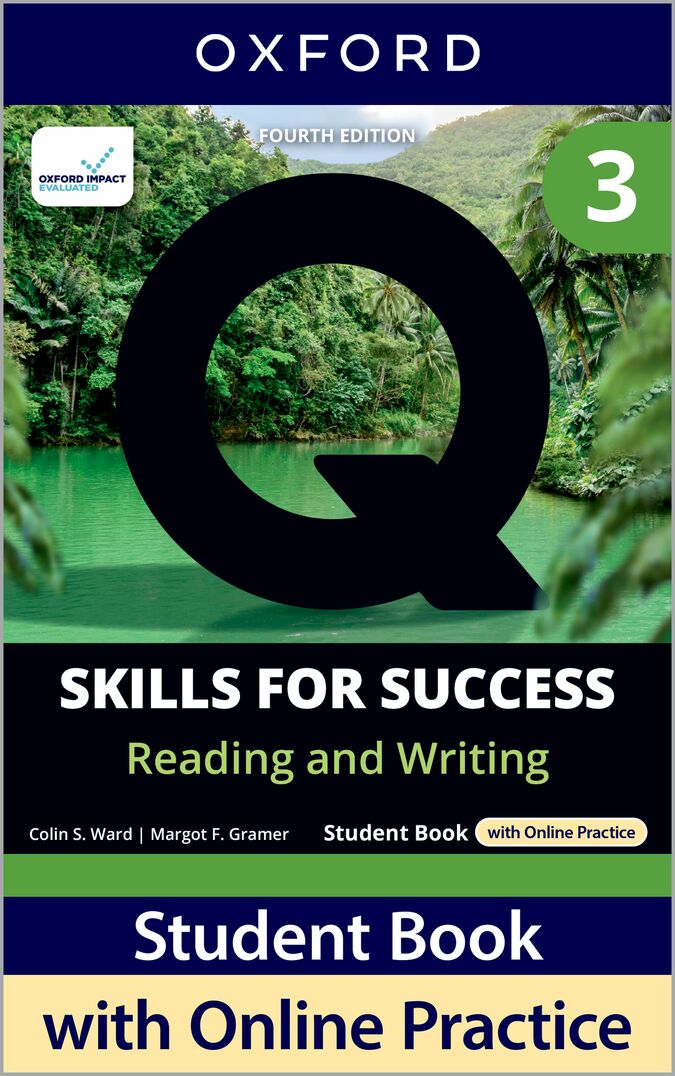 Q Skills for Success (4th Edition). Reading & Writing 3. Student's Book Pack. Colin S. Ward (Oxford University Press España, S.A.) 9780194156424