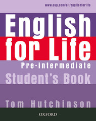 English for Life Pre-Intermediate. Student's Book | Varios autores | 9780194307277 (OXFORD)