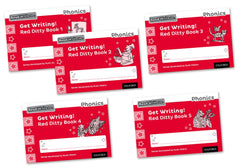 Read Write Inc - Phonics Get Writing! Red Ditty Books 1-5 Mixed Pack of 5 | Varios autores | 9780198373902 (OXFORD)