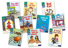 Read Write Inc - Phonics Set 1 Green Book Bag Books Pack of 10 | Varios autores | 9780198419969 (OXFORD)