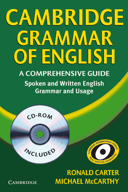 Cambridge Grammar of English Paperback with CD-ROM. Carter, Ronald, Mccarthy, Michael (Cambridge University Press) 9780521674393 Imagen principal del producto