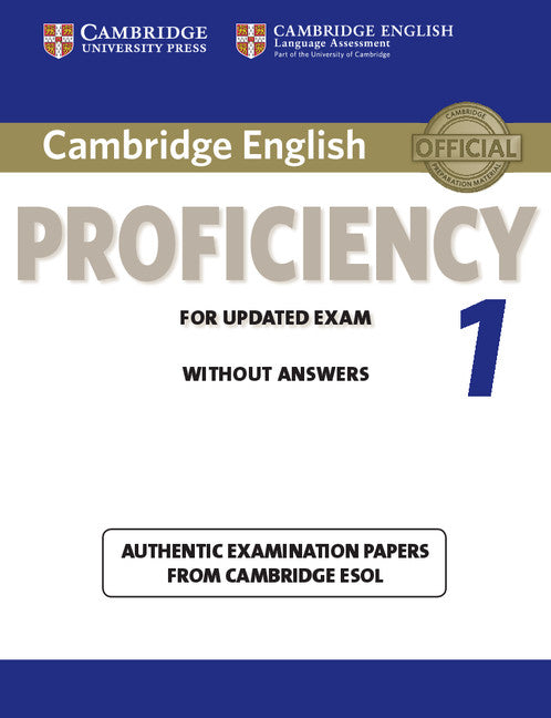 Cambridge English Proficiency 1 for Updated Exam Student's Book without Answers. Aa. Vv. (Cambridge University Press) 9781107609532 Imagen principal del producto