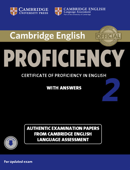 Cambridge English Proficiency 2 Student's Book with Answers with Audio. Cambridge English Language Assessment (Cambridge University Press) 9781107646513 Imagen principal del producto