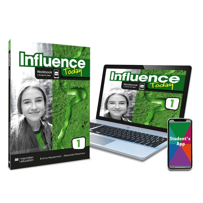 INFLUENCE TODAY 1 Workbook, Competence Evaluation Tracker y Student's App | Varios autores | 9781380086075 (MACMILLAN) Imagen principal del producto