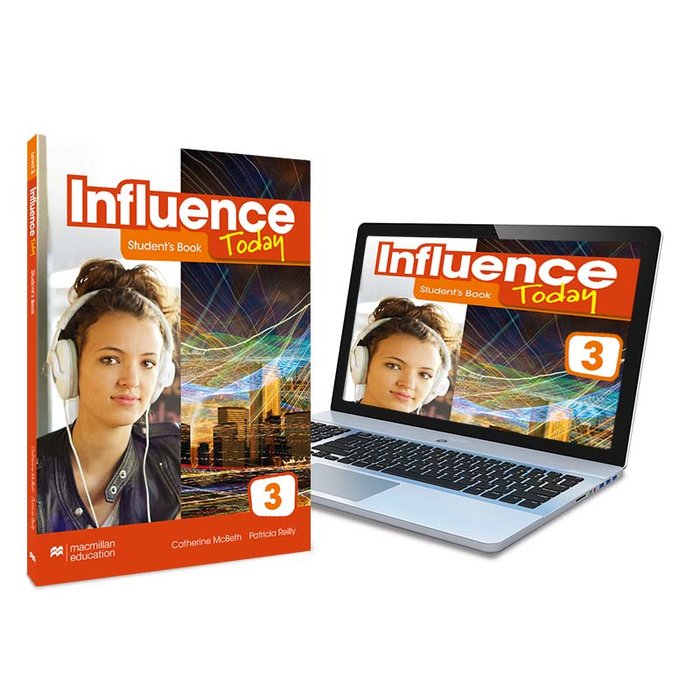 INFLUENCE TODAY 3 Student's book: libro de texto y versión digital (licencia 15 meses) | Varios autores | 9781380086259 (MACMILLAN) Imagen principal del producto